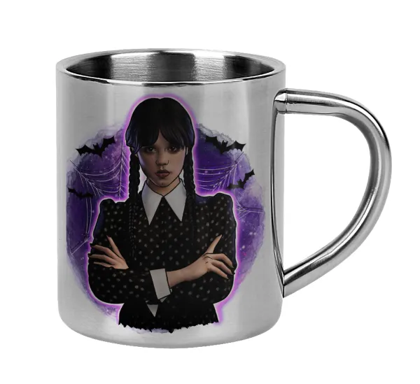 Wednesday moonlight — Mug Stainless steel double wall 300ml