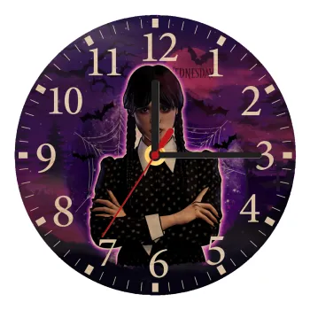 Wednesday moonlight, Ρολόι τοίχου ξύλινο plywood (20cm)