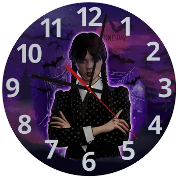 Wednesday moonlight, Ρολόι τοίχου γυάλινο (30cm)