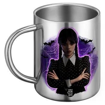 Wednesday moonlight, BIG Mug Stainless steel double wall (450ml)