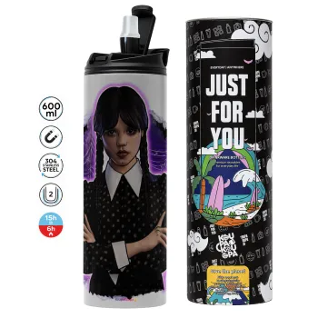 Wednesday moonlight, Tumbler stainless steel GREY 600ml