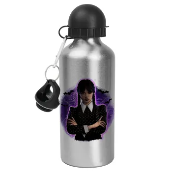 Wednesday moonlight, Metallic water jug, Silver, aluminum 500ml