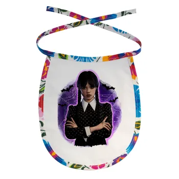 Wednesday moonlight, Σαλιάρα μωρού αλέκιαστη με κορδόνι Χρωματιστή