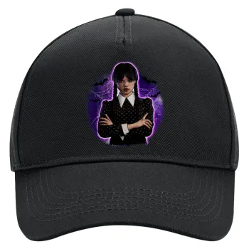 Wednesday moonlight, Adult Ultimate Hat BLACK, (100% COTTON DRILL, ADULT, UNISEX, ONE SIZE)
