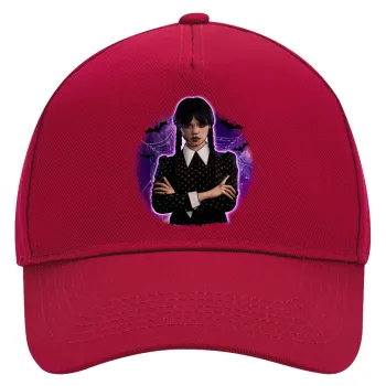 Wednesday moonlight, Καπέλο Ενηλίκων Ultimate ΚΟΚΚΙΝΟ, (100% ΒΑΜΒΑΚΕΡΟ DRILL, ΕΝΗΛΙΚΩΝ, UNISEX, ONE SIZE)