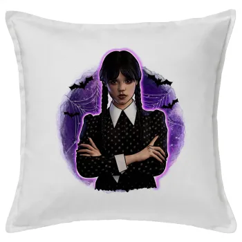 Wednesday moonlight, Sofa cushion White 50x50cm includes filling