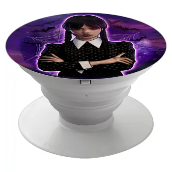 Wednesday moonlight, Phone Holders Stand  White Hand-held Mobile Phone Holder