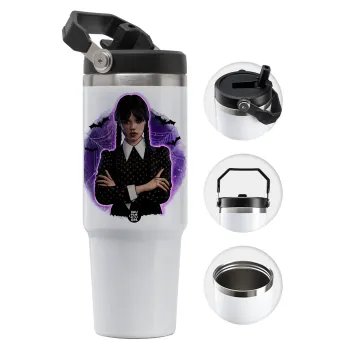 Wednesday moonlight, Θερμός Ανοξείδωτο 30oz με χερούλι