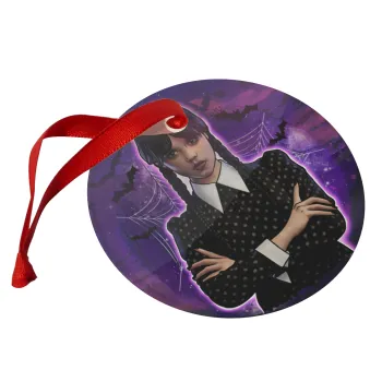 Wednesday moonlight, Christmas ornament glass 9cm