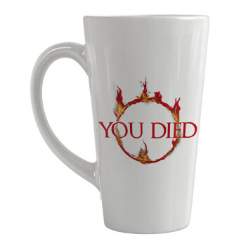 You Died | Dark Souls, Κούπα κωνική Latte Μεγάλη, κεραμική, 450ml