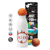 Bascetball Metal mug thermos, double wall, 550ml
