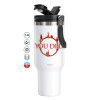 Mega Stainless steel Tumbler with lid, double wall 1,2L