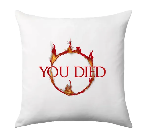 You Died | Dark Souls — Sofa cushion 40x40cm includes filling