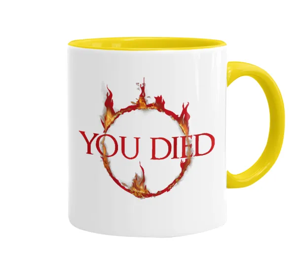 You Died | Dark Souls — Κεραμική Κίτρινη, 330ml