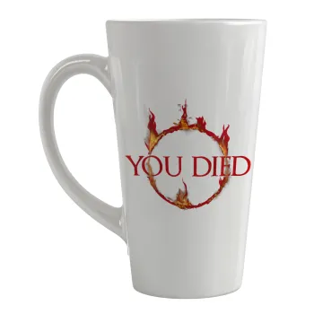 You Died | Dark Souls, Κούπα κωνική Latte Μεγάλη, κεραμική, 450ml