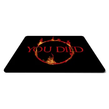 You Died | Dark Souls, Mousepad rect 27x19cm