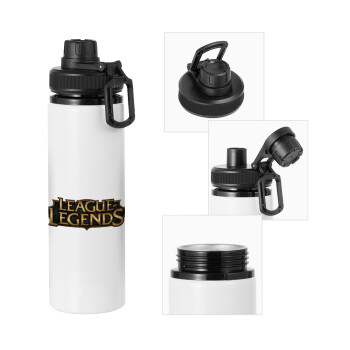League of Legends LoL, Metal water bottle with safety cap, aluminum 850ml