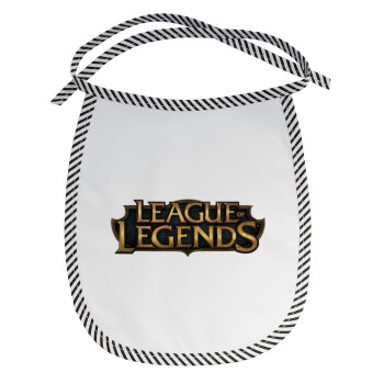 League of Legends LoL, Σαλιάρα μωρού αλέκιαστη με κορδόνι Μαύρη