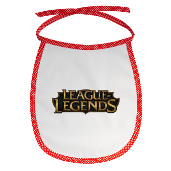 League of Legends LoL, Σαλιάρα μωρού αλέκιαστη με κορδόνι Κόκκινη