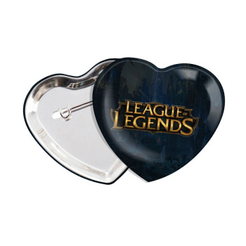 League of Legends LoL, Κονκάρδα παραμάνα καρδιά (57x52mm)
