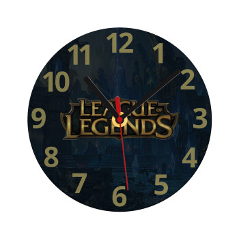 League of Legends LoL, Ρολόι τοίχου γυάλινο (20cm)