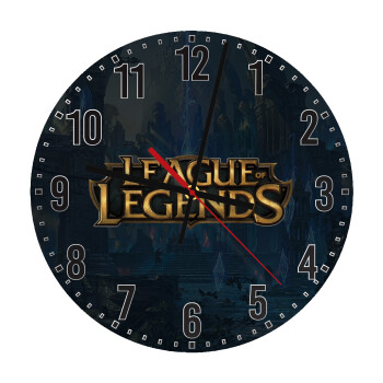 League of Legends LoL, Ρολόι τοίχου ξύλινο (30cm)