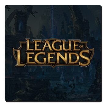 League of Legends LoL, Τετράγωνο μαγνητάκι ξύλινο 6x6cm