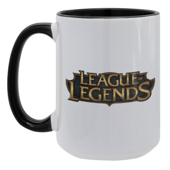League of Legends LoL, Κούπα Mega 15oz, κεραμική Μαύρη, 450ml