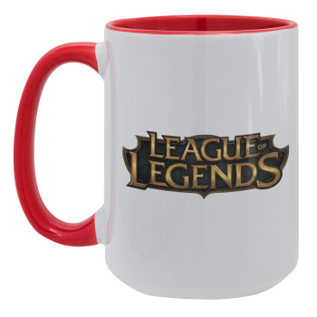 League of Legends LoL, Κούπα Mega 15oz, κεραμική Κόκκινη, 450ml