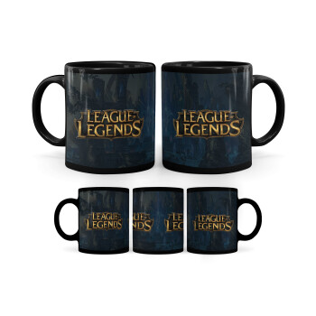 League of Legends LoL, Κούπα Μαύρη, κεραμική, 330ml