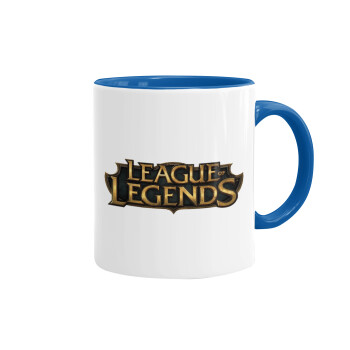 League of Legends LoL, Κούπα χρωματιστή μπλε, κεραμική, 330ml