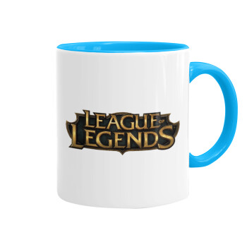 League of Legends LoL, Mug colored light blue, ceramic, 330ml