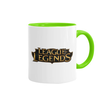 League of Legends LoL, Mug colored light green, ceramic, 330ml