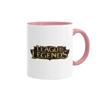 League of Legends LoL, Mug colored pink, ceramic, 330ml