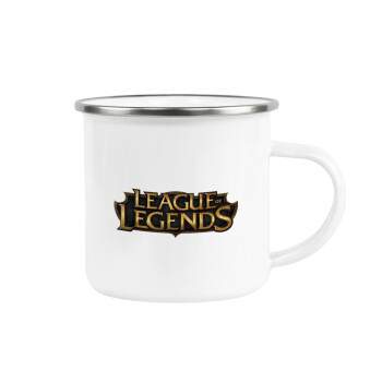 League of Legends LoL, Metallic enamel cup white 360ml