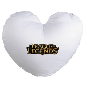League of Legends LoL, Μαξιλάρι καναπέ καρδιά 40x40cm περιέχεται το  γέμισμα