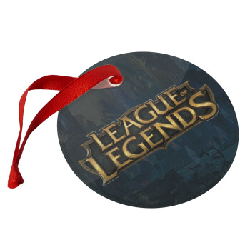 League of Legends LoL, Χριστουγεννιάτικο στολίδι γυάλινο 9cm