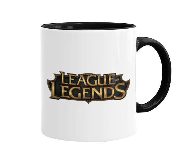 League of Legends LoL — Mug colored black, ceramic, 330ml