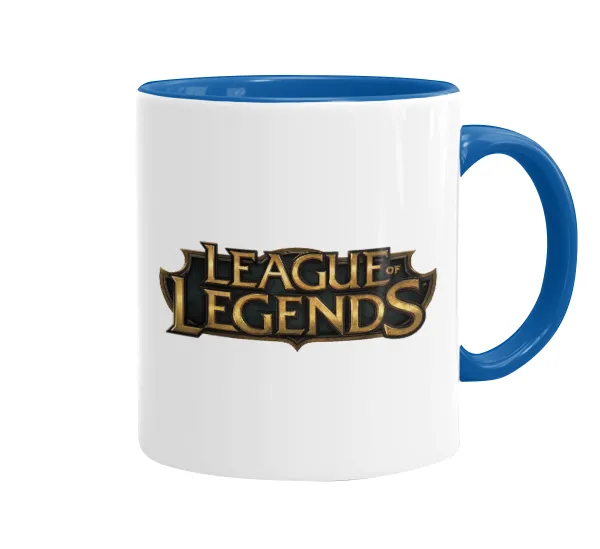 League of Legends LoL — Κούπα χρωματιστή μπλε, κεραμική, 330ml