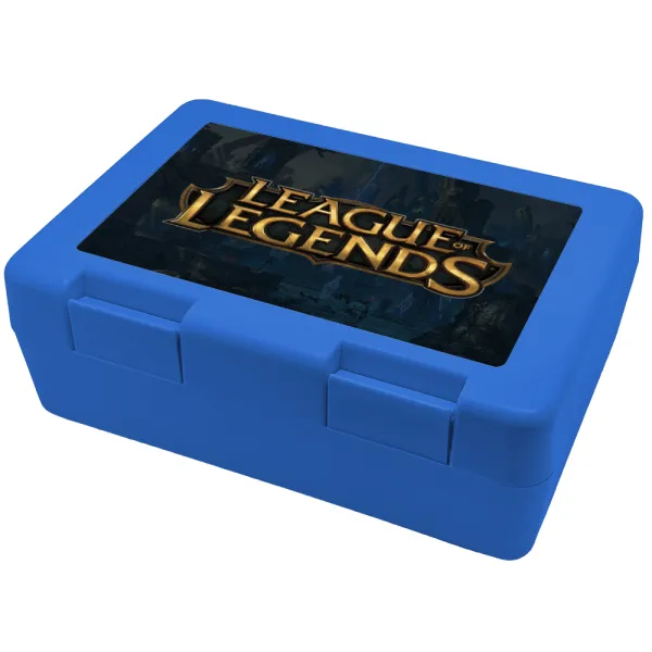 League of Legends LoL — Παιδικό δοχείο κολατσιού ΜΠΛΕ 185x128x65mm (BPA free πλαστικό)
