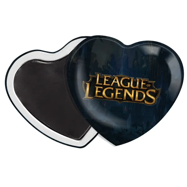 League of Legends LoL — Heart magnet (57x52mm)