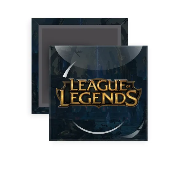 League of Legends LoL — Square fridge magnet, 5x5cm