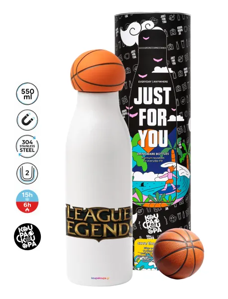League of Legends LoL — Bascetball Metal mug thermos, double wall, 550ml