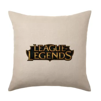 League of Legends LoL, Μαξιλάρι καναπέ ΛΙΝΟ 40x40cm περιέχεται το  γέμισμα