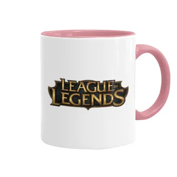 League of Legends LoL, Mug colored pink, ceramic, 330ml