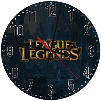 League of Legends LoL, Ρολόι τοίχου ξύλινο (30cm)