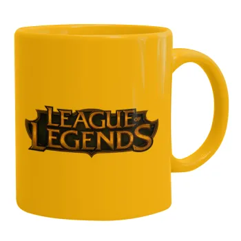 League of Legends LoL, Κούπα, κεραμική κίτρινη, 330ml