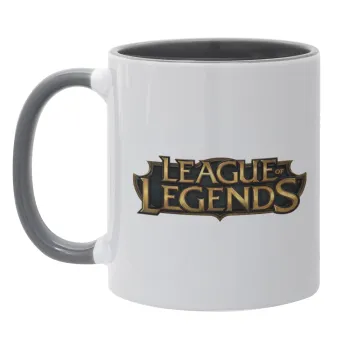 League of Legends LoL, Mug colored grey, ceramic, 330ml