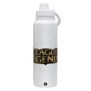 League of Legends LoL, Θερμός 1L Ανοξείδωτο με Βάση Κινητού & Διπλά Τοιχώματα