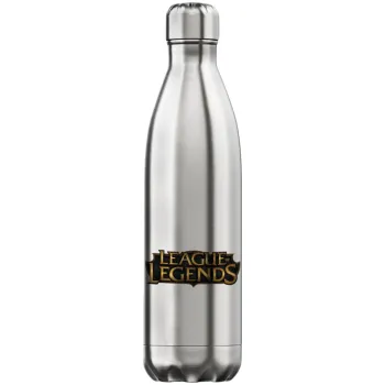 League of Legends LoL, Μεταλλικό παγούρι θερμός Inox (Stainless steel), διπλού τοιχώματος, 750ml